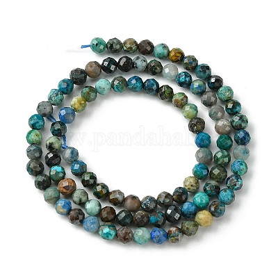 Natur Chrysokoll Perlen Stränge&nbsp;G-Z034-A03-03-1
