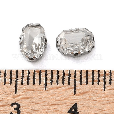 Rettangolo cucire su strass&nbsp;RGLA-L028-05A-01-1