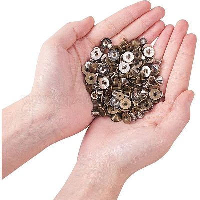 Poignées de tirette en bois plat en alliage de zinc&nbsp;PALLOY-NB0001-02-1