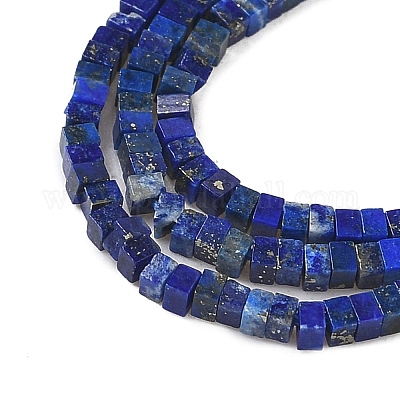 Natürlicher Lapislazuli Perlenstränge&nbsp;G-G271-G07-1x1.5mm-1