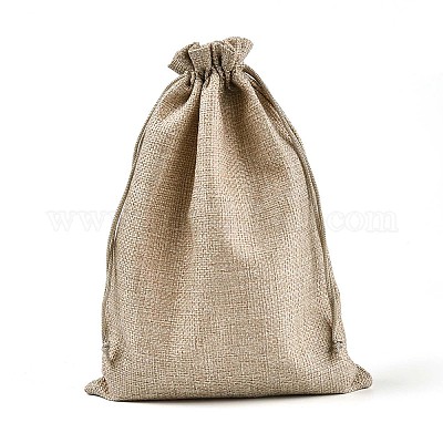 Pochettes en toile de jute&nbsp;ABAG-Q050-17x23-01-1