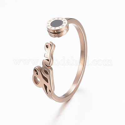 Wholesale 304 Stainless Steel Cuff Finger Rings Pandahall Com