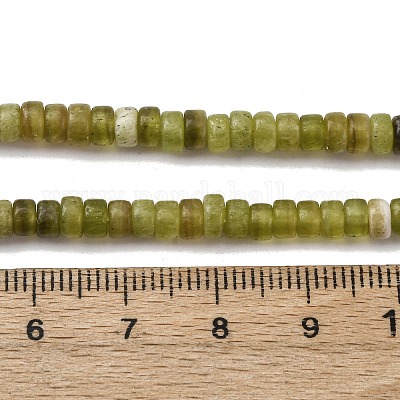 Natürliche Hetian Jade Perlenstränge&nbsp;G-L624-I06-2x4mm-1