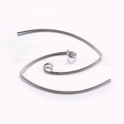 Crochets d'oreille en laiton&nbsp;X-KK-K197-60P-1