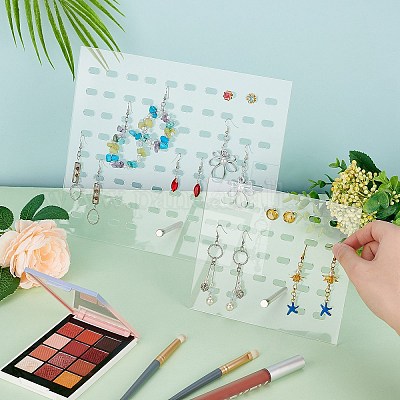 Shop FINGERINSPIRE 2 Pcs Irregular Cloud-Shaped Acrylic Earring Display  Stand Clear 30 Holes Earrings Display Holder Ear Studs Display Board Earrings  Organizer for Show for Jewelry Making - PandaHall Selected