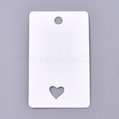 Wholesale White Rectangle Jewelry Price Tags 