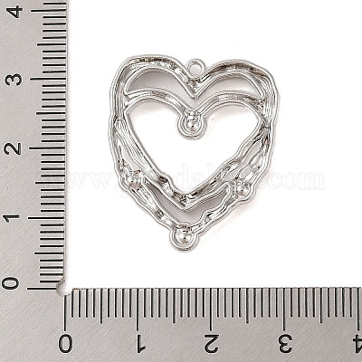Pendentifs en alliage avec strass&nbsp;FIND-Z053-07G-1