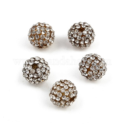 Harz Strass Perlen&nbsp;RB-A025-10mm-A37-1