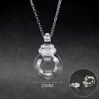 bottle round bottle pendant