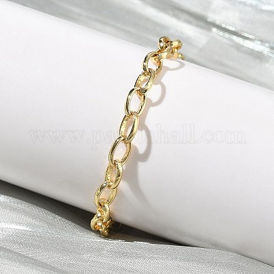 Messing ketten ketten armbänder&nbsp;KK-C251-35G-1