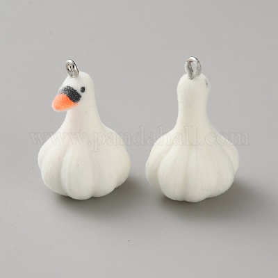 Pendentifs en résine floquée&nbsp;RESI-TAC0002-82B-1