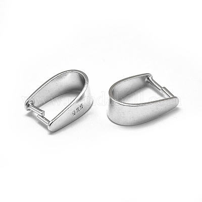 Lot De 10 Bélières Pour Pendentifs En Argent Sterling 925 – Taille 13 Mm, Fini Poli, Marque Beebeecraft