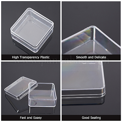 Wholesale BENECREAT 10 Pack High Transparency 2.36x2.36x1.18 Plastic ...