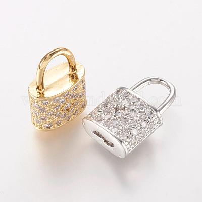 Ottone micro spianare pendenti zirconi&nbsp;ZIRC-K060-08-1