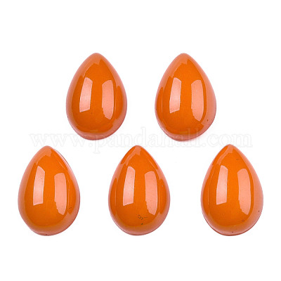 Cabochons en résine opaque&nbsp;RESI-N022-08C-1