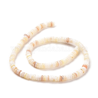 Perlas de concha hebras&nbsp;SSHEL-E571-49I-1
