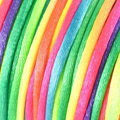 Cordons en nylon satiné à queue de rat&nbsp;NWIR-A004-5A-1