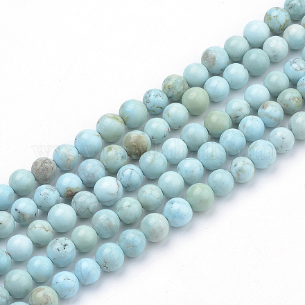 Chapelets de perles en turquoise synthétique G-Q953-03-6mm-1