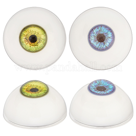 Ph pandahall 2 paires de globes oculaires effrayants de 2 couleurs DIY-PH0013-66-1