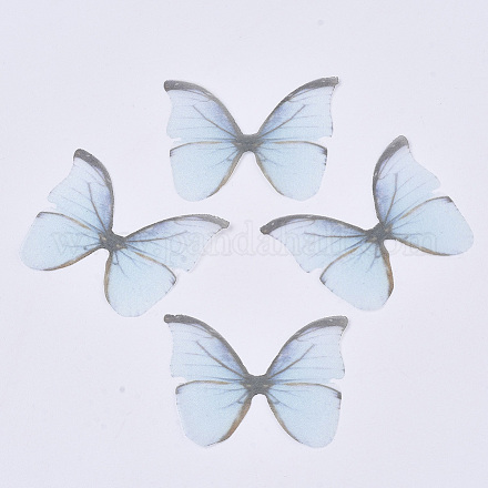 Décoration artisanale d'ailes en tissu polyester bicolore X-FIND-S322-012C-01-1