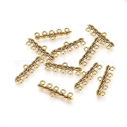 Tibetan Style Alloy Chandelier Components Links TIBE-40098-AG-RS-1