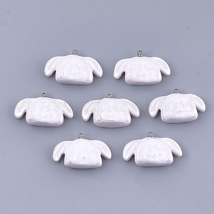 Colgantes de porcelana artesanal X-PORC-T002-115B-1