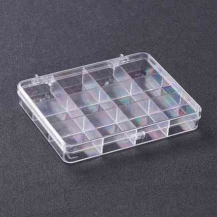 (venta de liquidación defectuosa: rayado) recipientes rectangulares de almacenamiento de perlas de poliestireno CON-XCP0001-50-1