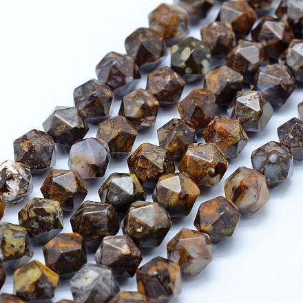 Perles d'opale naturelle brins G-F523-24-8mm-1