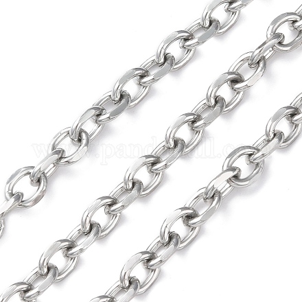 Oval Oxidation Aluminum Cable Chains CHA-K003-05P-1