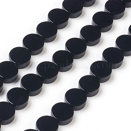 Brins de perles d'onyx noir naturel G-K282-04A-1