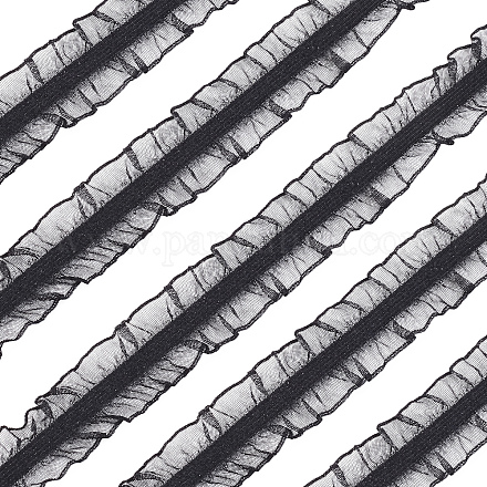 Плиссированный шнур из эластичного волокна чинлон OCOR-WH0074-62-1