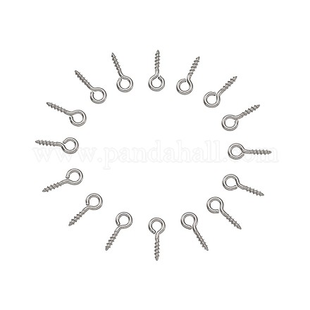304 Stainless Steel Screw Eye Pin Peg Bails STAS-TA0002-11P-1