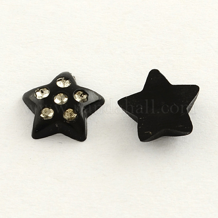 Metal Enlaced Plating Acrylic Cabochons PACR-S212-03-1
