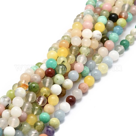 Un mélange naturel de pierres fines perles brins G-E576-02A-1