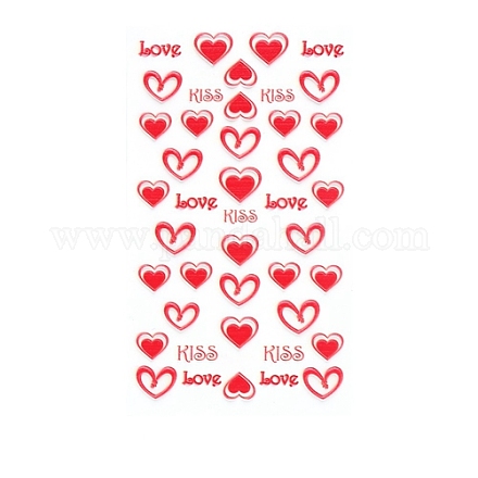 День святого валентина 5d любовь наклейки для ногтей MRMJ-R109-Z-D4363-03-1