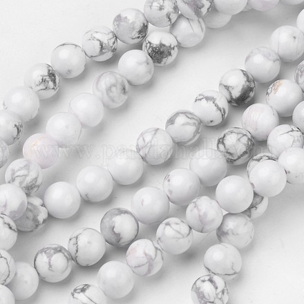Chapelets de perles en howlite naturelle G-D809-10-8mm-1