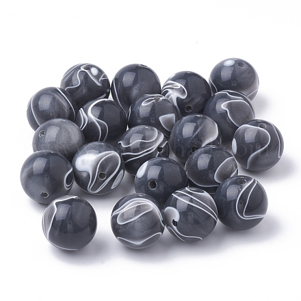 Perlen aus Celluloseacetat (Harz) KY-Q046-18mm-07-1