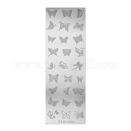 Stainless Steel Nail Art Stamping Plates X-MRMJ-Q044-001D-1
