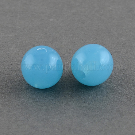 Imitation Jelly Acrylic Beads SACR-R836-10mm-12-1