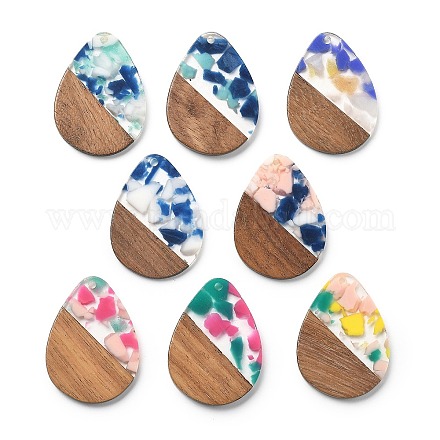 Подвески из смолы и ореха FIND-R051-04-1
