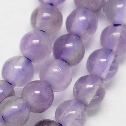 1 Strang natürliche Amethyst Perlen Stränge X-G-R172-2mm-16-1