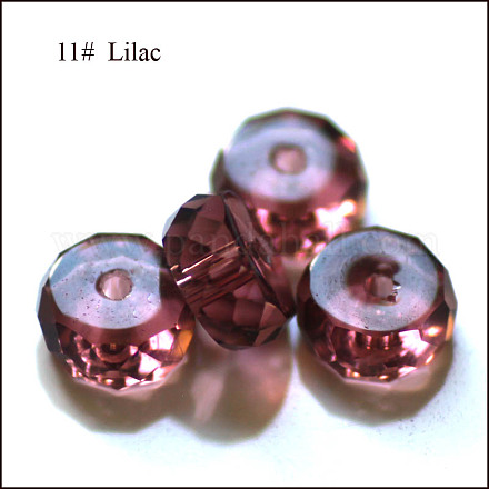 Abalorios de cristal austriaco de imitación SWAR-F078-8x12mm-11-1