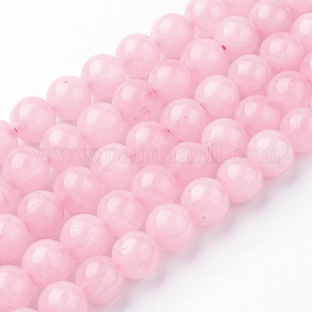 Chapelets de perles en quartz rose naturel G-G735-59-8mm-1