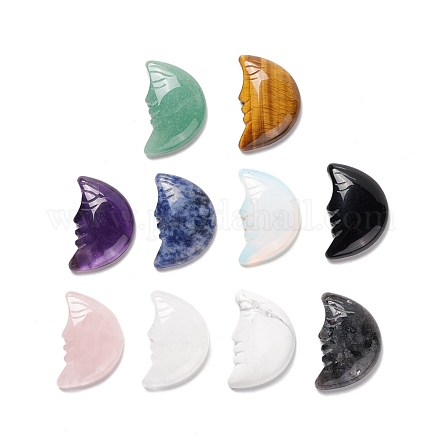 Cabochon di gemme miste naturali e sintetiche G-E579-02-1
