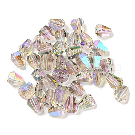 Abalorios de vidrio electroplate EGLA-Z004-03F-1