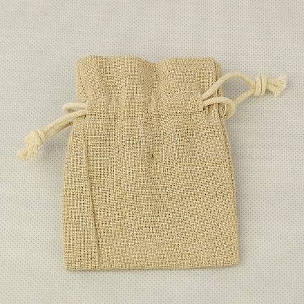 黄麻布の袋  小麦  98x76mm ABAG-E001-01-1