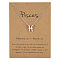 Alloy Constellation Pendant Necklaces, Platinum, Pisces, 16.14 inch(41cm)