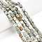 Natural Variscite Beads Strands, Nuggets, Tumbled Stone, 3.5~8.5x4.5~7.5x4.5~7.5mm, Hole: 0.7mm, about 53~60pcs/strand, 14.96~15.55 inch(38~39.5cm)
