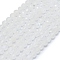 Natural Rainbow Moonstone Beads Strands, Faceted, Round, 3mm, Hole: 0.5mm, about 138~142pcs/strand, 14.96