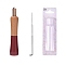 Poking Needle Wooden Handle, Wool Felt Tool Handle, with Felting Needles, Saddle Brown, 86mm